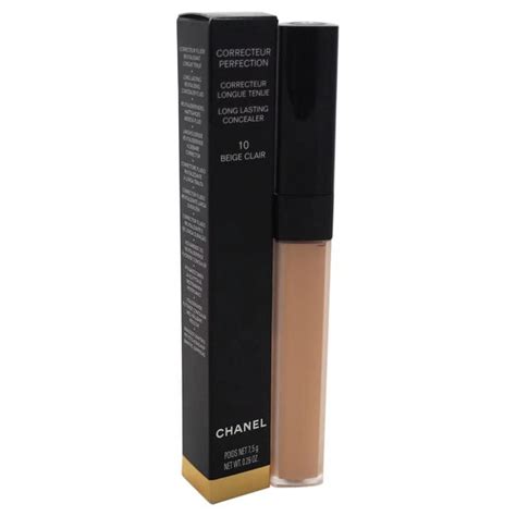 chanel correcteur perfection long lasting concealer 10 beige clair|LE CORRECTEUR DE CHANEL Longwear Concealer.